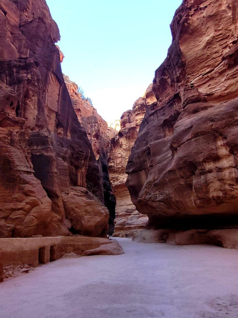 The Siq- Hiking to the Monastery, Petra
