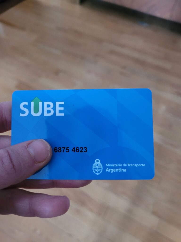SUBE Card, Bariloche, Argentina