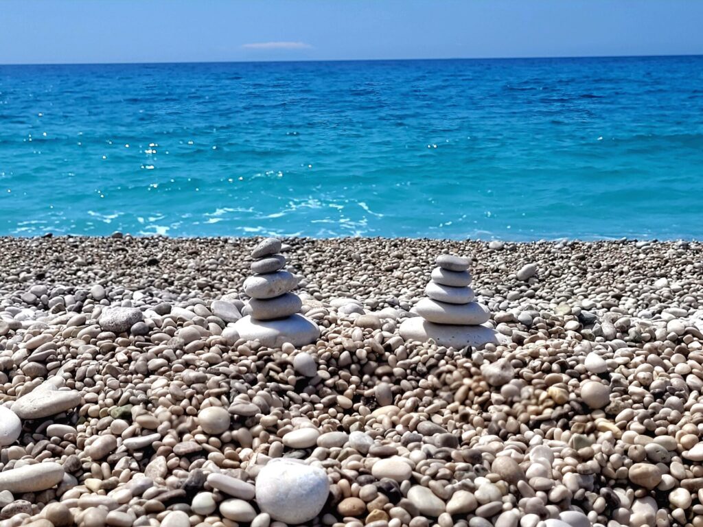 Dhërmi Beach pebbles